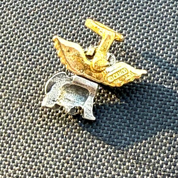 Three Vintage Adorable Animal Tack Pins Lot - Picture 5 of 5